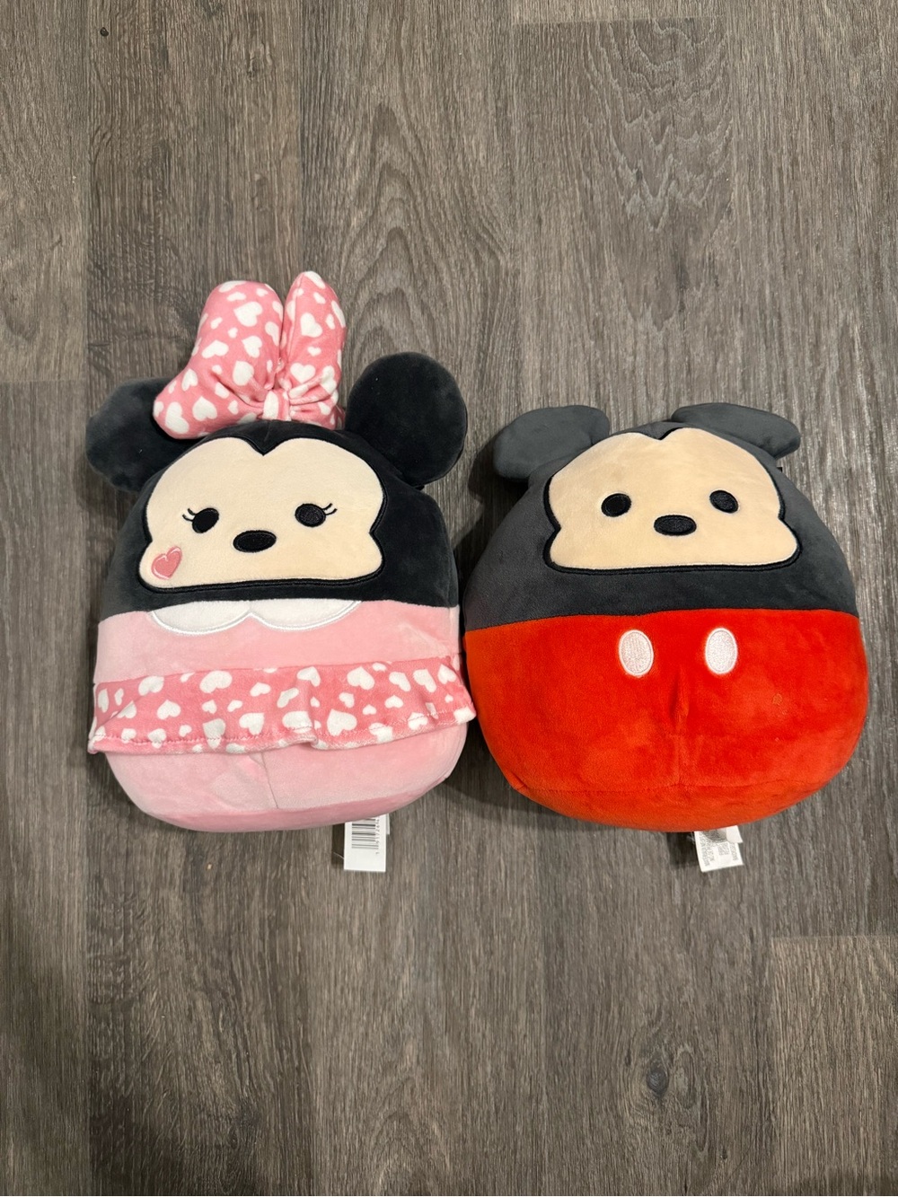 Minnie & Mickey Tsum Tsum Plush Set - Pink, Black, Red